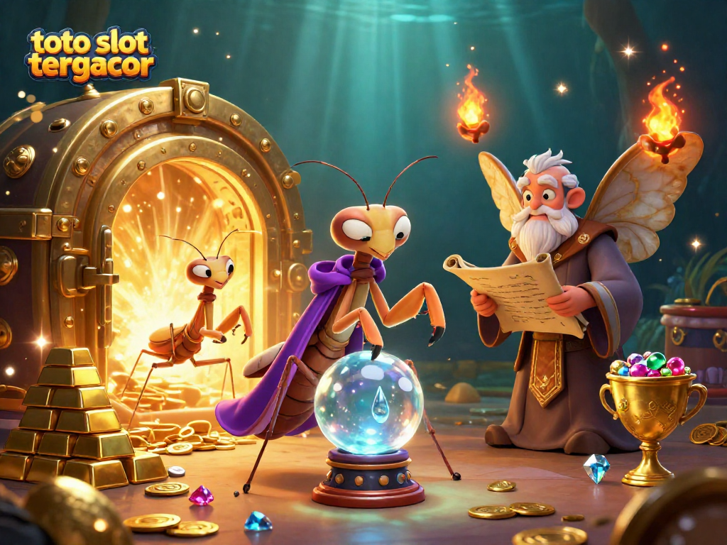 Engage with toto slot tergacor and uncover treasure in a vibrant 3D casino adventure scene.