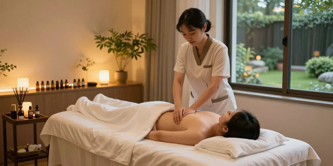 Experience a rejuvenating 창원마사지 in a serene wellness setting with soothing lighting and relaxing atmosphere.