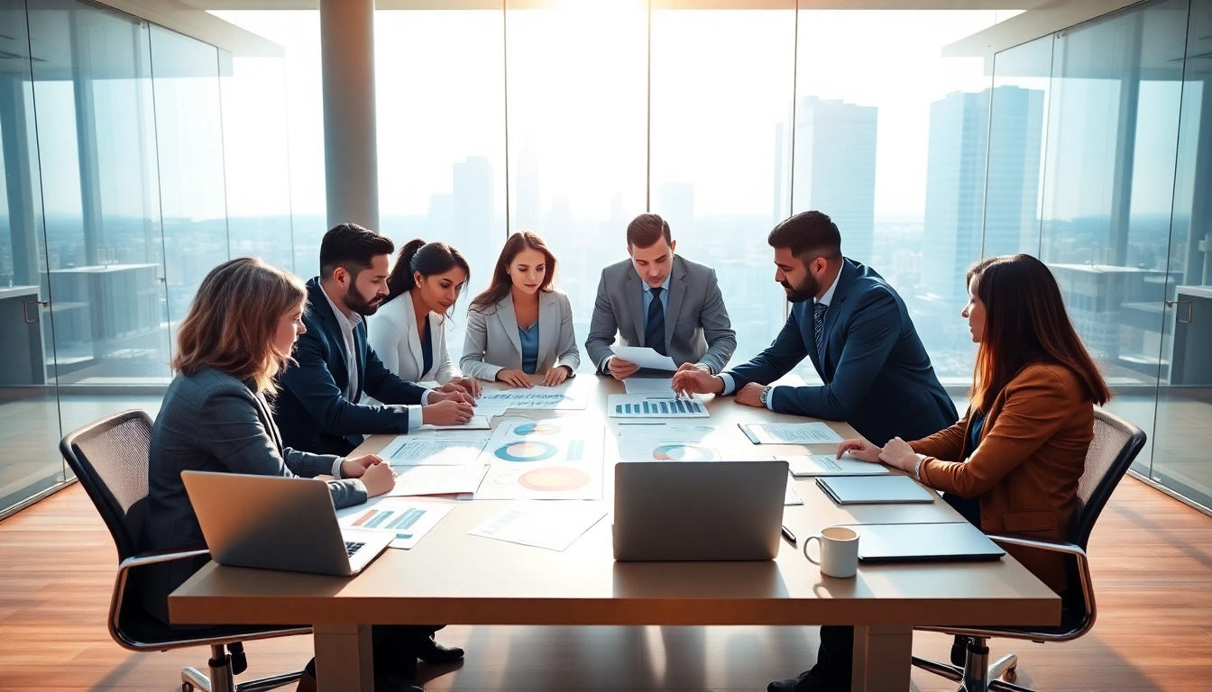 Analyzing a Bid-No-Bid Analysis in a professional meeting room with diverse teams.