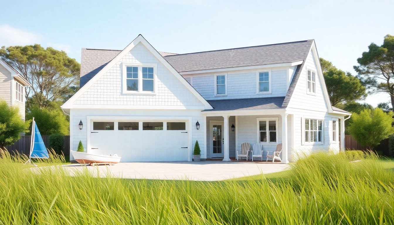 Enhance your cape cod home addition with a spacious attached garage design.
