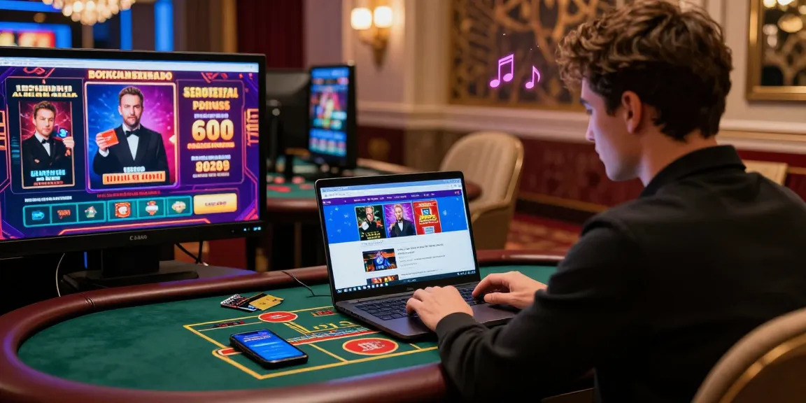 Player exploring online casinos that accept credit cards with vibrant game selection and premium experience.