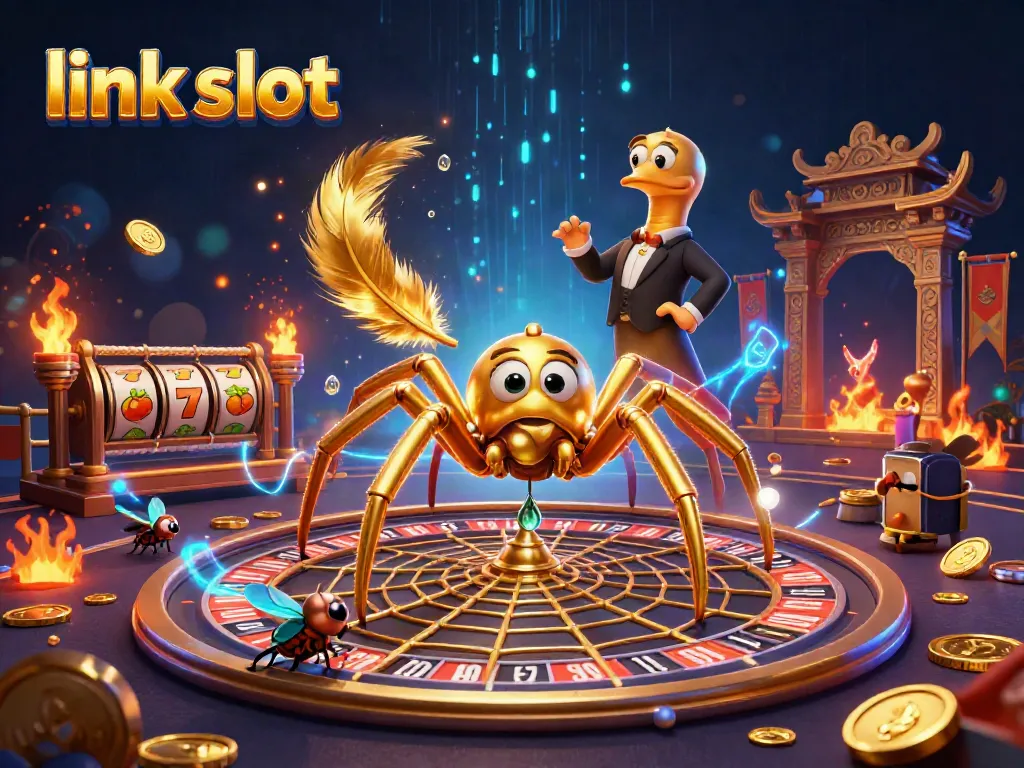 Menangkan permainan dengan link slot di ilustrasi kasino menarik ini.