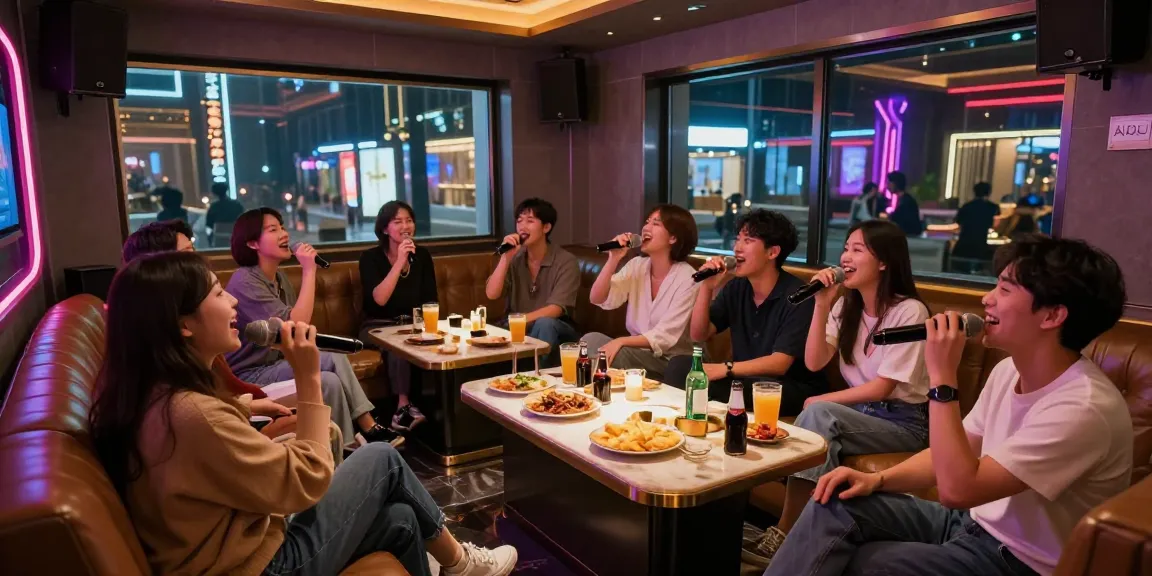 강남 엘리트 가라오케 offers vibrant karaoke rooms filled with friends, drinks, and modern decor.