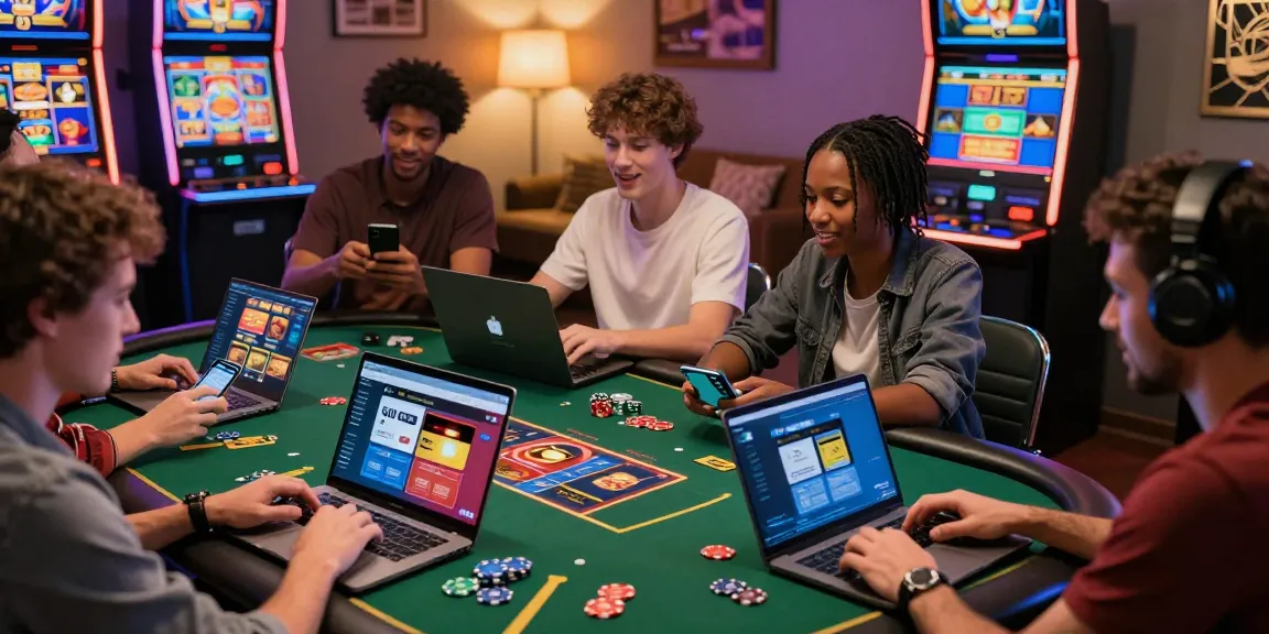 Online gaming session at scoarch.org.uk featuring players using Visa and Mastercard for deposits in a lively casino atmosphere.