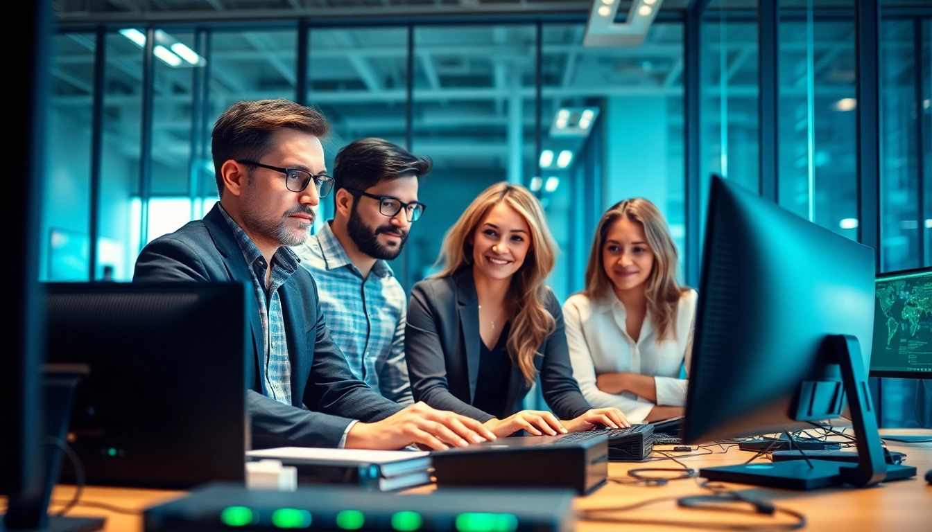 Enhance your business with managed IT services Lakeland in a modern office environment.