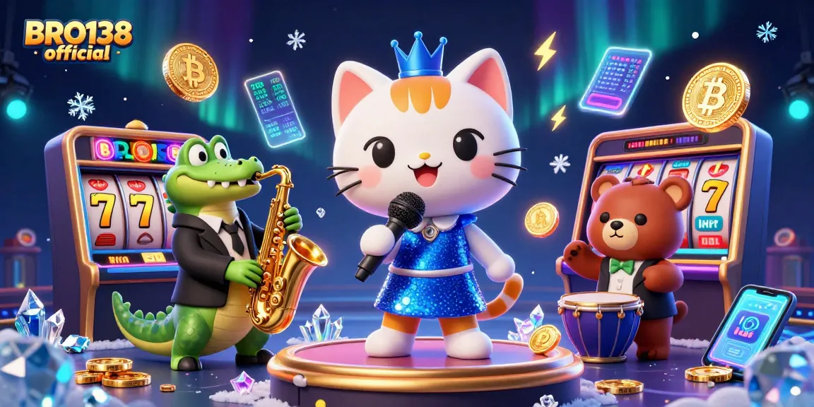 Experience excitement at BRO138 official with lively characters and dynamic casino elements.