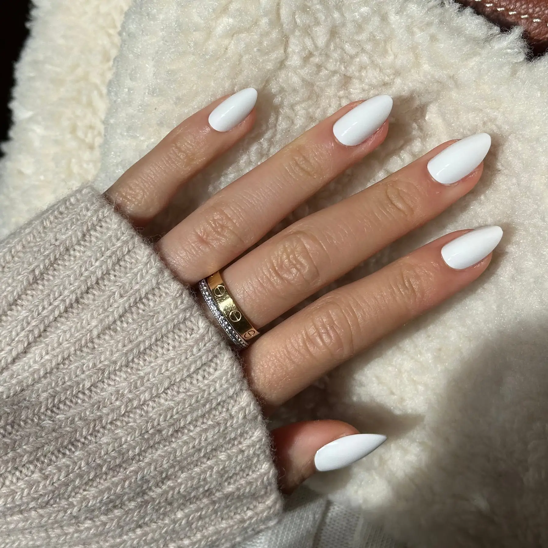 white nails