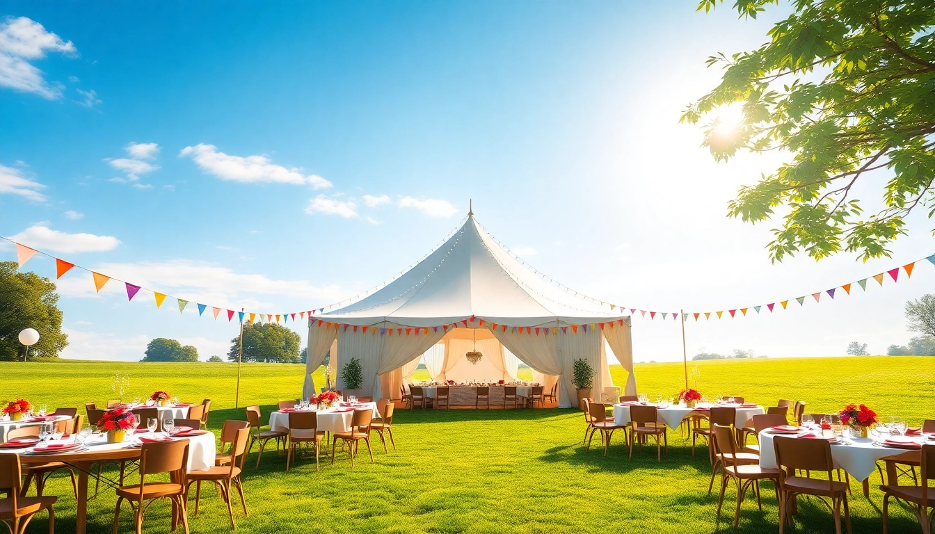 Enjoy Party Tent Rentals for your perfect outdoor celebration, featuring elegant decor and beautiful settings.