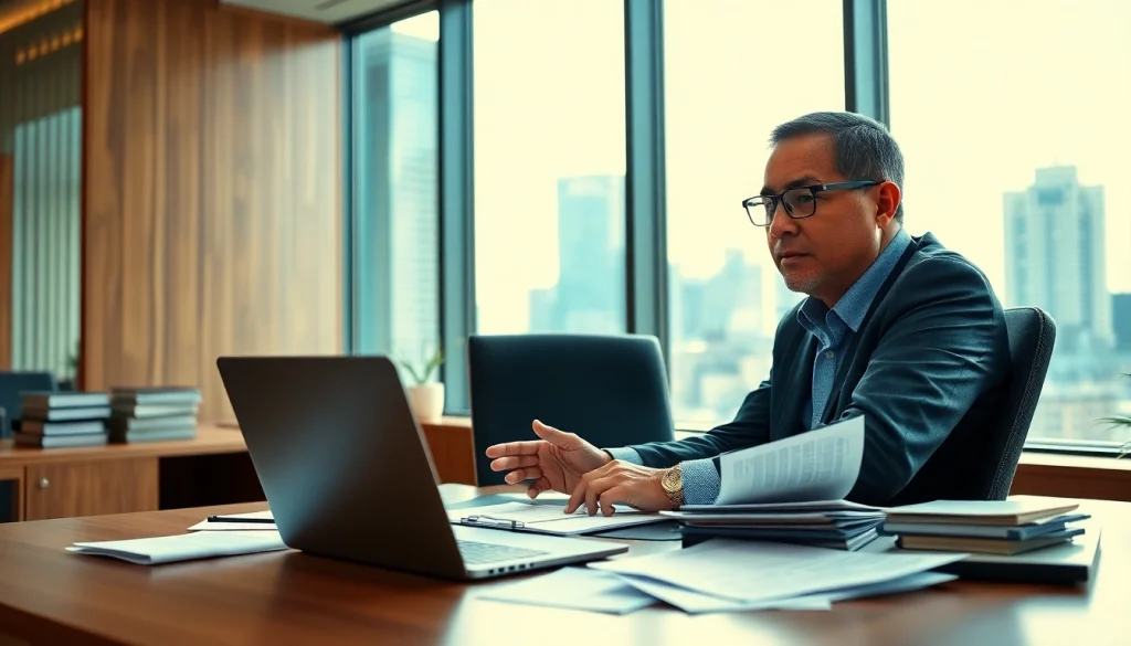 카드 현금화 전략을 분석하는 금융 전문가의 모습