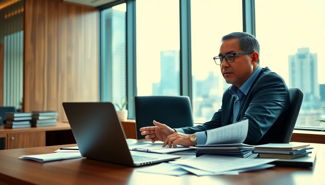 카드 현금화 전략을 분석하는 금융 전문가의 모습