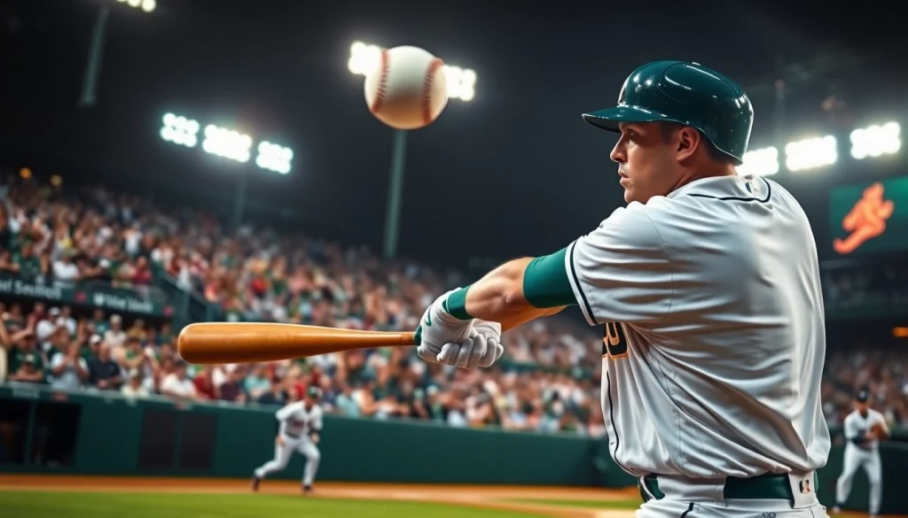 mlb중계의 역동적인 순간을 담은 야구 장면