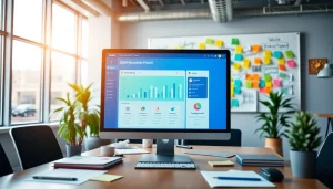 Engaging smm reseller panel interface displayed in a modern marketing workspace.