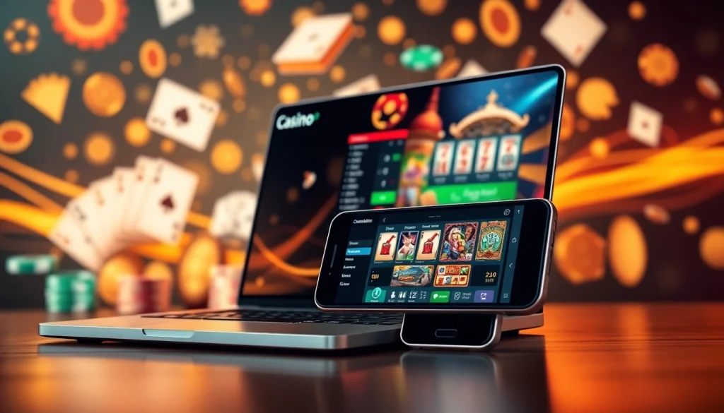 Engage in thrilling games at South Carolina online casinos with exciting graphics and vibrant interface.