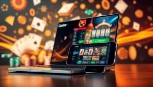 Engage in thrilling games at South Carolina online casinos with exciting graphics and vibrant interface.