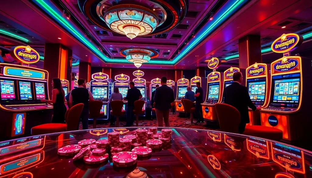 Rasakan sensasi kemenangan besar di slot dewanaga89 dengan mesin yang berwarna-warni dan pemain yang antusias.
