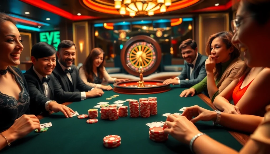Experience thrilling poker action at https://jun88buzz.info/ with colorful chips and intense players.
