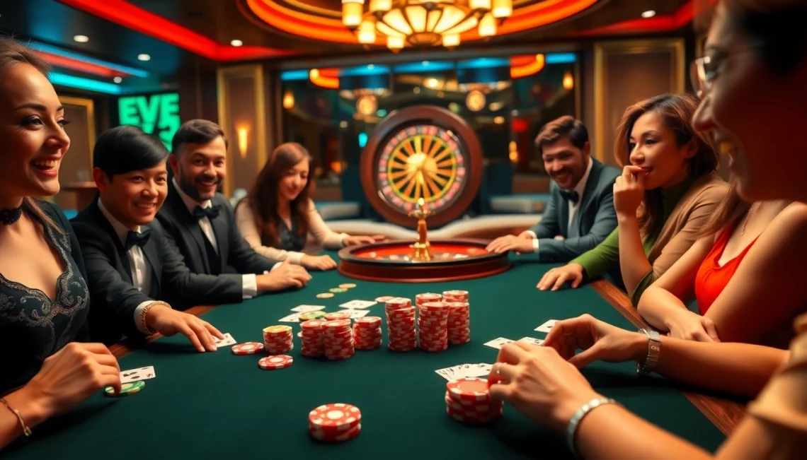 Experience thrilling poker action at https://jun88buzz.info/ with colorful chips and intense players.