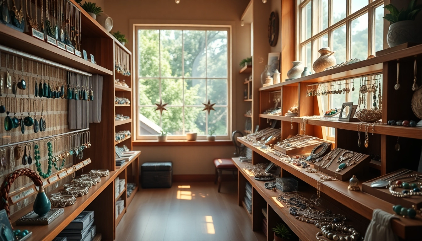 Shop for unique spiritual jewelry shop pieces made from healing gemstones and precious metals.