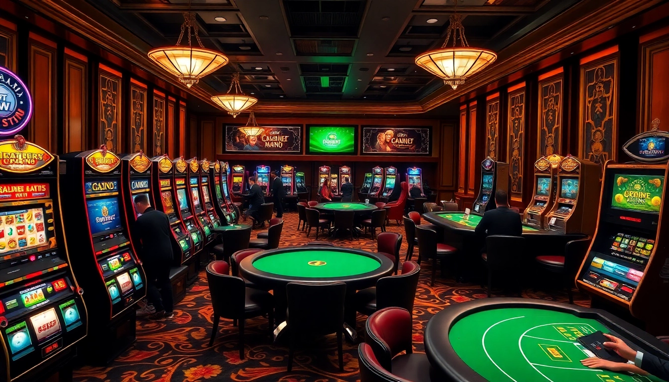 Experience vibrant action at an online casino Canada with engaging gaming setups and luxurious ambiance.
