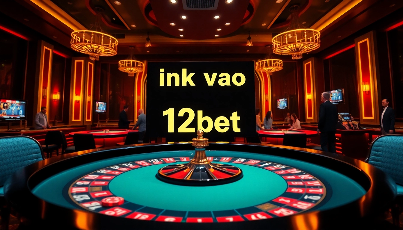 Experience the thrill of gaming with the link vao 12bet on an elegant casino table.