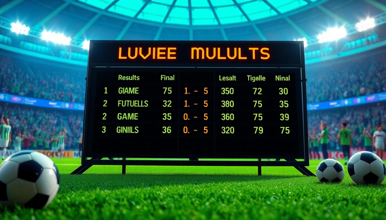 Track ผลบอลเมื่อคืนนี้ทุกลีก with an engaging football scoreboard highlighting final match results.