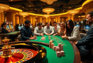 Experience intense poker action at 88XX NOW with vibrant chips and a roulette wheel.