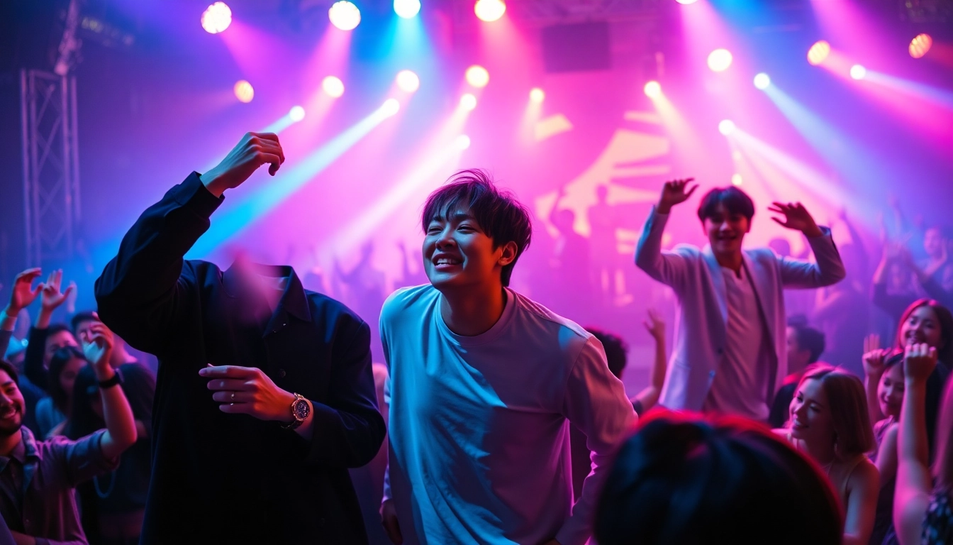 BTS news highlights vibrant concert energy with band members performing live.