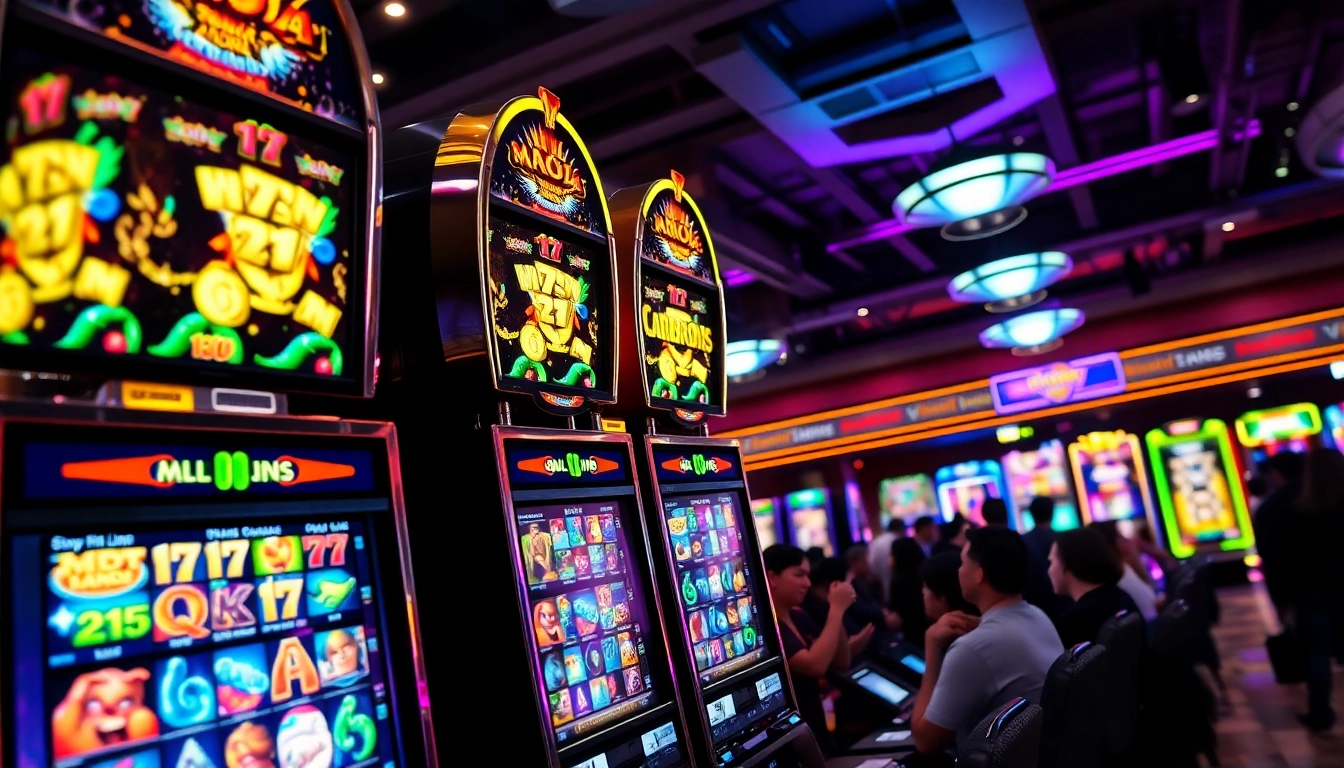 Menampilkan slot depo 1000 dengan tampilan mesin slot yang meriah dan penuh warna.