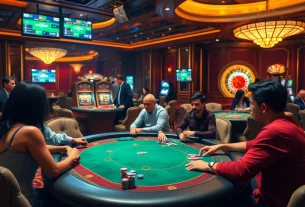 Vivez l'excitation aux meilleurs casinos en ligne avec une action de poker dynamique dans un cadre luxueux.