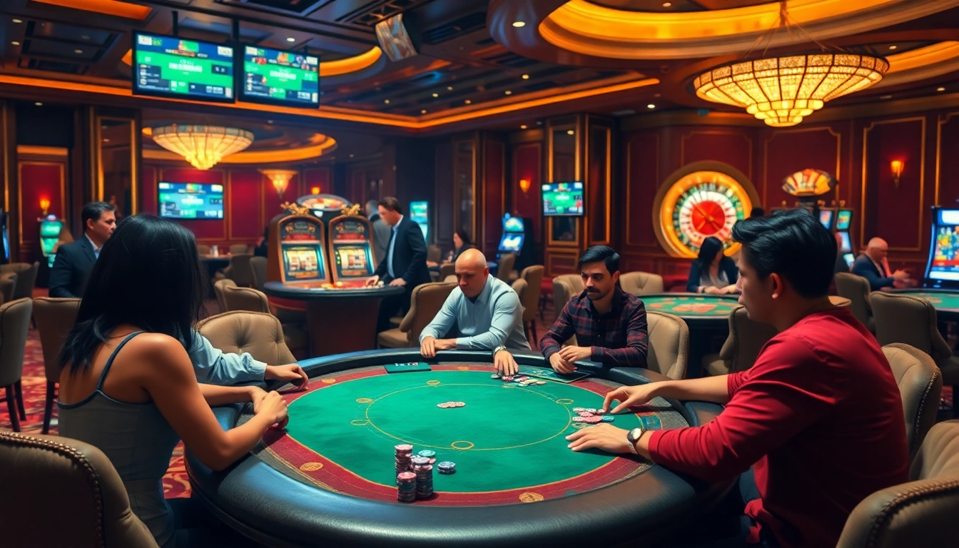 Vivez l'excitation aux meilleurs casinos en ligne avec une action de poker dynamique dans un cadre luxueux.