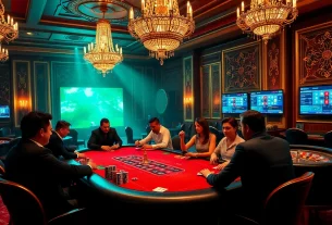 Vivez une expérience de jeu palpitante aux meilleurs casinos en ligne avec des joueurs qui stratègent à une table dynamique.