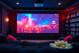 ดูหนังออนไลน์ในบรรยากาศที่อบอุ่นและมีชีวิตชีวาในโรงภาพยนตร์ที่บ้าน