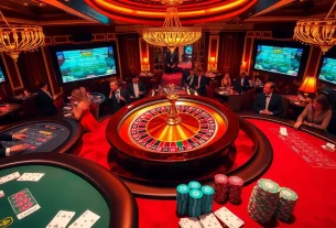Découvrez l'élégance des meilleurs casinos en ligne avec des jeux de roulette et de poker palpitants dans un cadre luxueux.