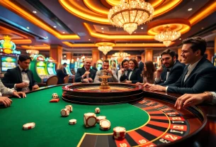 Découvrez l'excitation des meilleurs casino en ligne avec des tables vibrantes, des joueurs enthousiastes et des moments de victoire.