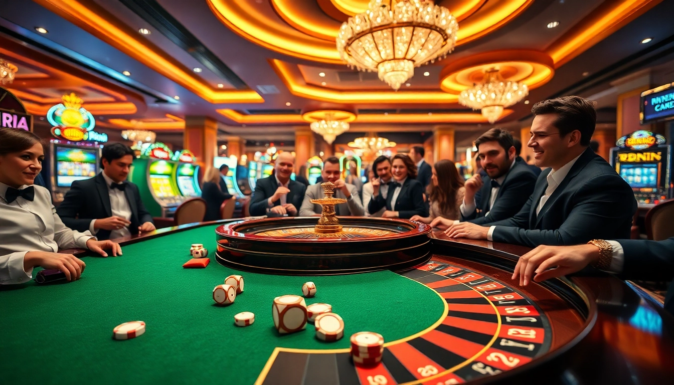 Découvrez l'excitation des meilleurs casino en ligne avec des tables vibrantes, des joueurs enthousiastes et des moments de victoire.